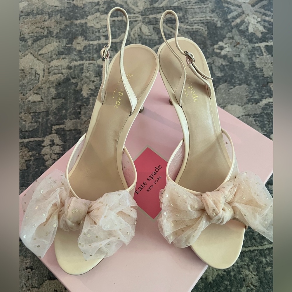 Pink Kate Spade Sling Heels